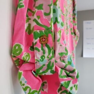 NWT Lily Pulitzer Palmetto flamingo pink dress XS